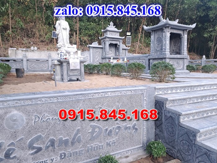 mộ ông bà bố mẹ gia đình dòng họ bằng đá, mộ song thân phu thê vợ chồng đá khối, mộ đôi tròn đơn giản không có mái đao che, mộ tam cấp tháp lục giác đá granite hoa cương, giá bán mộ đá để thờ tro cốt, hung hỏa địa táng, cuốn thư đá lăng mộ nghĩa trang gia đình, cổng tam quan tứ trụ nhà mồ, lan can tường rào đá chạm mỹ nghệ điêu khắc, thiết kế khuôn viên lăng mộ dòng họ gia tộc,