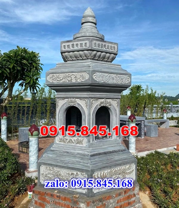 mộ tháp bằng đá granite hoa cương xanh đen, tháp mộ đá khối tự nhiên mỹ nghệ điêu khắc, mộ tháp lục giác hình vuông, bảo tháp phật giáo mộ sư trụ trì, mộ tháp đá để thờ tro cốt ông bà bố mẹ gia đình, mộ tháp xây bằng đá cất giữ lưu hũ tro cốt gia tộc, kích thước mộ tháp 3 5 7 9 ba năm bẩy chín tầng phong thủy, thiết kế mộ tháp đá hiện đại cao cấp, bia mộ tháp để tro cốt hung hỏa địa táng thiêu chôn một lần,