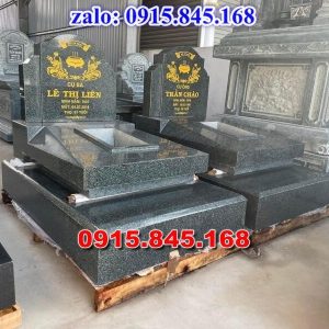 Mộ mộ đá đôi xây ốp đá Bà Rịa Vũng Tàu