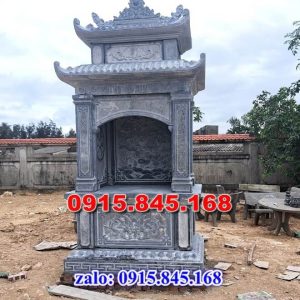 Miếu bàn thờ hà bá thần sông nước bằng đá trà vinh