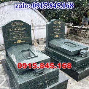 mẫu mộ đá đôi song thân phu thê có mái huyện thị xã Cai Lậy – huyện Cái Bè