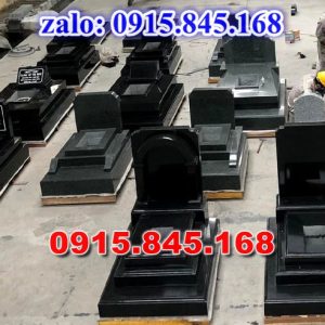 Mộ đôi cất để giữ tro cốt bằng đá tam cấp nguyên khối thị xã Duyên Hải