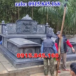 29- Mộ mồ mả đôi xây ốp đá bà rịa vũng tàu