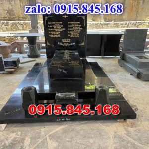 mẫu mộ đôi ông bà xây gạch đá xi măng đất đỏ huyện Long Hồ – Mang Thít