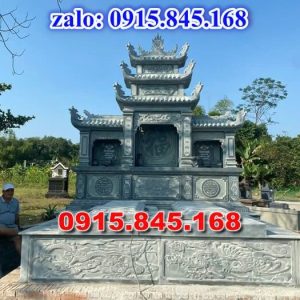 Mộ đôi gia đình ba má đá cẩm thạch đơn giản huyện Cai Lậy và Tân Phú Đông