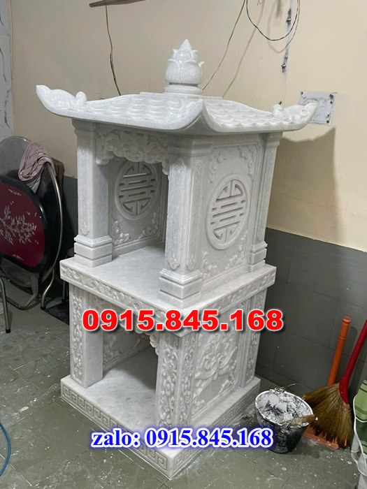 miếu thờ thần linh, miếu thờ thiên địa, miếu thờ thông thiên, miếu thờ chư thiên, miếu thờ tiền chủ, miếu thờ phật quan âm, miếu thờ cửu trùng thiên, miếu thờ sơn thần núi, miếu thờ hà bá thần sông, miếu thờ ông tà, miếu thờ địa tạng vương, miếu thờ công ty, miếu thờ nhà máy, miếu thờ trên tầng lầu, miếu thờ nghĩa trang, miếu thờ lăng mộ, miếu thờ nhà mồ, miếu thờ vong cô hồn, Miếu thờ đặt ngoài sân trước nhà, miếu thờ trên tầng lầu, miếu thờ đá xanh trắng vàng, miếu thờ đá granite hoa cương, miếu thờ đá cẩm thạch, giá bán miếu thờ, kích thước miếu thờ, miếu thờ chạm điêu khắc hoa văn rồng phuọng, miếu thờ có 1 2 3 mái che, miếu thờ đơn giản có trụ, 