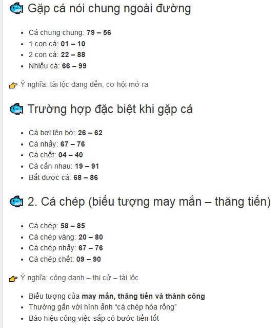 đi đường gặp cá đánh con gì, nhìn thấy cá đánh con gì, con cá đánh số mấy, gạp cá đen đánh con gì, gặp cá trắng đánh con gì, cá tam thể đánh con gì, cá chết đánh số mấy, cá đẻ đánh số mấy,