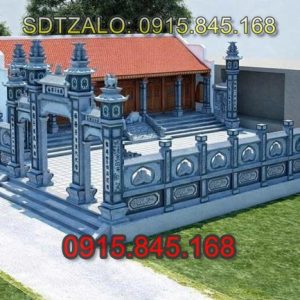 nhà thờ họ, từ đường gia tộc, lan can đá, cổng đá tam quan tứ trụ, cột đá đồng trụ, đá lát sân bậc thềm, tượng rồng đá, tượng nghê đá, tượng sư tử đá, tượng chó đá, tượng kỳ lân đá, chiếu rồng bằng đá, cột hiên hè, ngưỡng cửa đá, bịt bậc đá, hàng rào đá, tường bao đá, cuốn thư đá, bình phong đá, tắc môn đá, cây hương thờ thần linh, miếu thờ thần linh, am thờ thần linh,