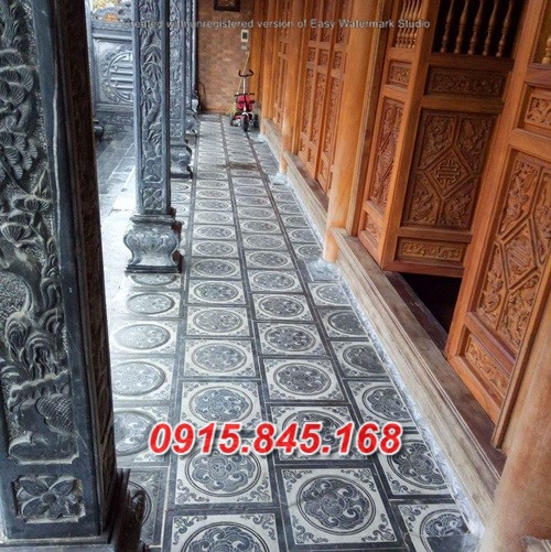 cổng đá, cột đá, đá lát sân nền, cột đồng trụ, lan can, tường bao, hàng rào đá, ngưỡng cửa