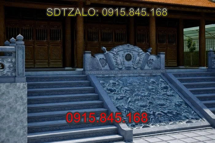 nhà thờ họ, từ đường gia tộc, lan can đá, cổng đá tam quan tứ trụ, cột đá đồng trụ, đá lát sân bậc thềm, tượng rồng đá, tượng nghê đá, tượng sư tử đá, tượng chó đá, tượng kỳ lân đá, chiếu rồng bằng đá, cột hiên hè, ngưỡng cửa đá, bịt bậc đá, hàng rào đá, tường bao đá, cuốn thư đá, bình phong đá, tắc môn đá, cây hương thờ thần linh, miếu thờ thần linh, am thờ thần linh,