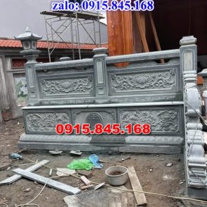 nhà thờ họ, từ đường gia tộc, lan can đá, cổng đá tam quan tứ trụ, cột đá đồng trụ, đá lát sân bậc thềm, tượng rồng đá, tượng nghê đá, tượng sư tử đá, tượng chó đá, tượng kỳ lân đá, chiếu rồng bằng đá, cột hiên hè, ngưỡng cửa đá, bịt bậc đá, hàng rào đá, tường bao đá, cuốn thư đá, bình phong đá, tắc môn đá, cây hương thờ thần linh, miếu thờ thần linh, am thờ thần linh,