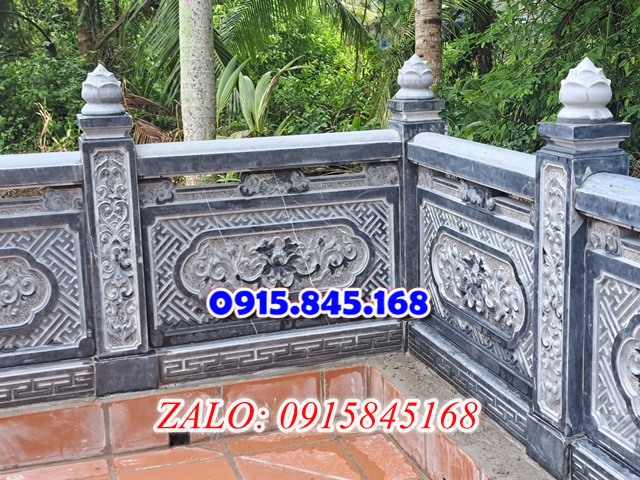 lan can đá đẹp, hàng rào đá nhà thờ họ, lan can đá khu lăng mộ, giá lan can đá mới nhất, lan can đá xanh tự nhiên, thi công lan can đá trọn gói, 